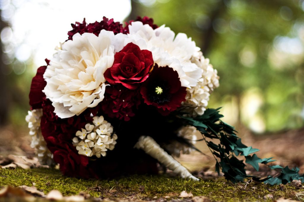 handemade bride bouquet